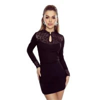 Bluzka Nadira czarna plus