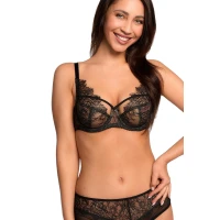 Biustonosz soft Zmysłowa Finezja 47-BS-98 czarny