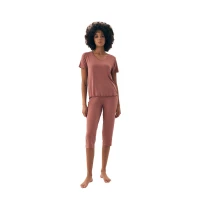 Piżama damska Noves 43023 mauve
