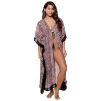 Kimono 7703P-1 leopard print