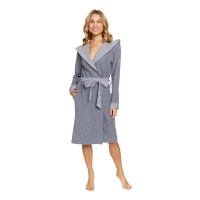 Szlafrok SWW 7229 dark grey plus